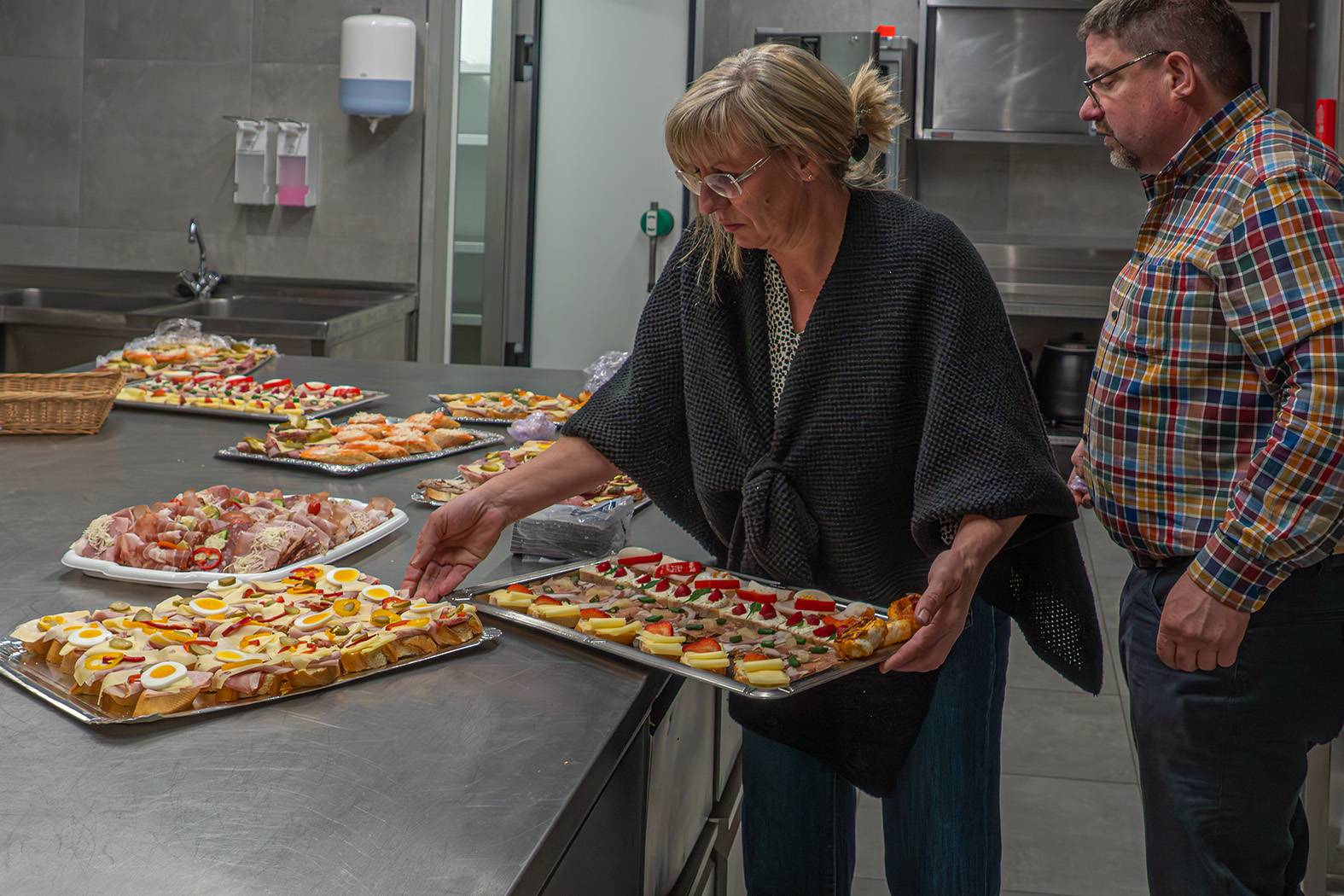 Annabell und Georg managten die K&uuml;che.