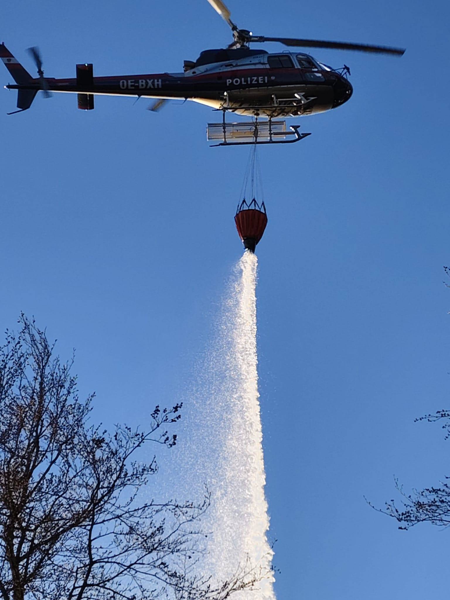 Zehn Mal flog der Hubschrauber des Innenministeriums.