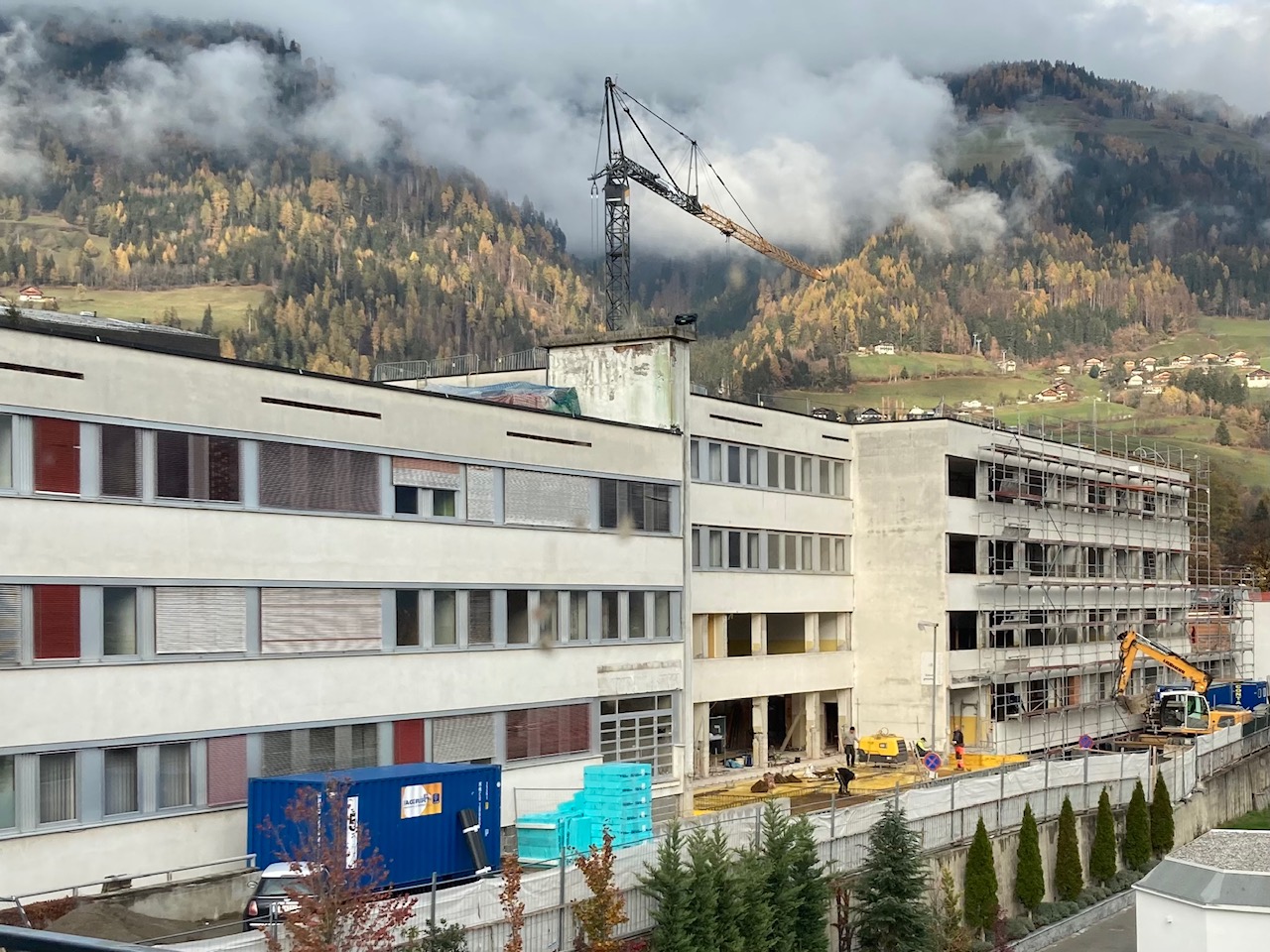Baustelle Nordschule Lienz, Foto: Stangl