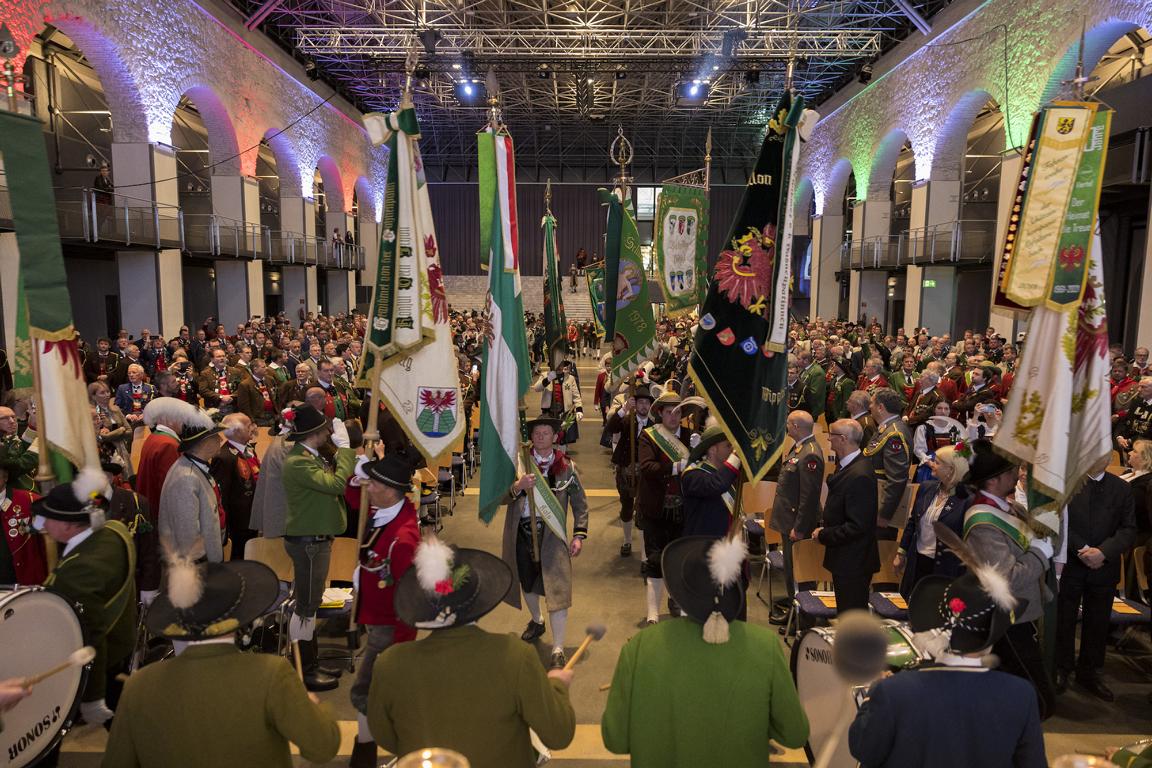 Bundesversammlung des Tiroler Sch&uuml;tzenbundes im Congress Innsbruck. Foto: BTSK / Matthias Sedlak