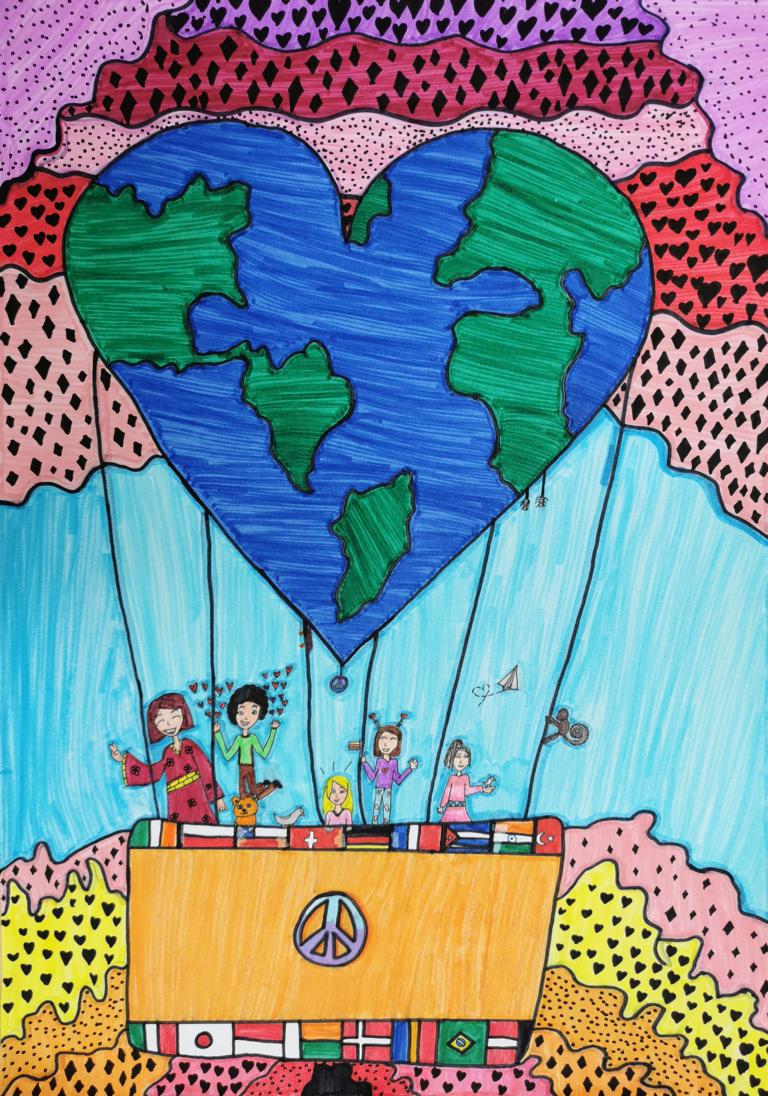 Werk von Schulsiegerin Kiara Gruber