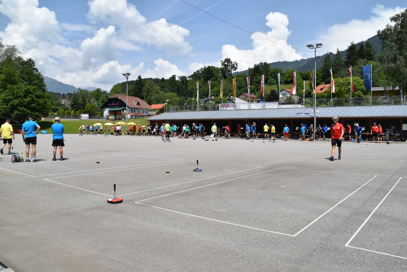 Die Multisportanlage in Seeboden ist die Heimatbasis der Stocksportler. Fotos 1. EC Seeboden