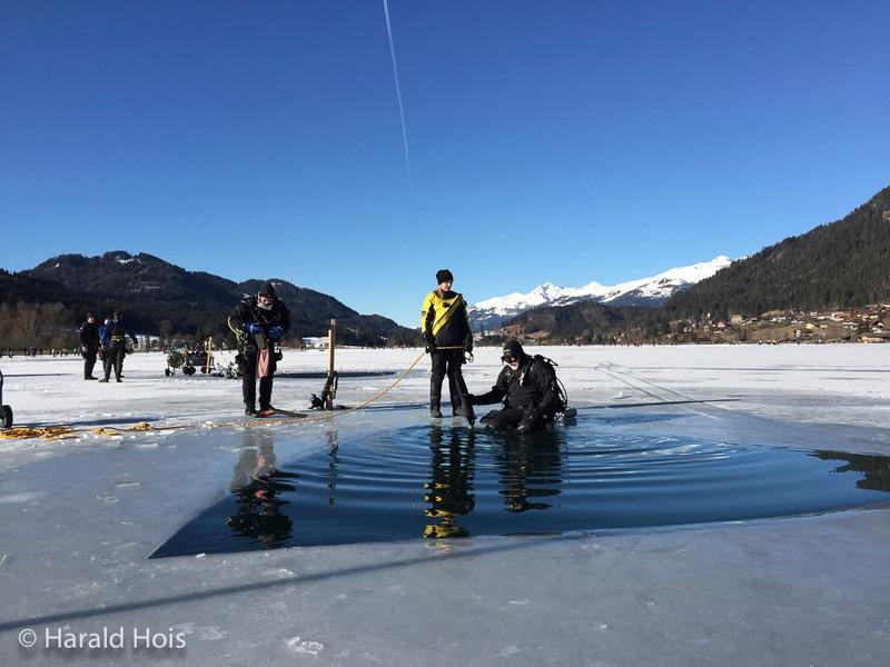 Die optimalen Lichtverh&auml;ltnisse des Wei&szlig;ensees sch&auml;tzen professionelle Unterwasserfotografen. Foto: Harald Hois