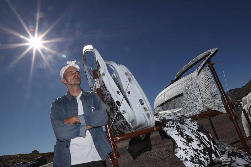 Kunstinstallation von Ralo Mayer. Fotos: grossglockner.at/Neumayr