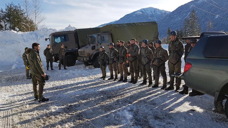 Einsatz der Villacher Pioniere in Oberk&auml;rnten. Fotos: Christian Debelak/Bundesheer