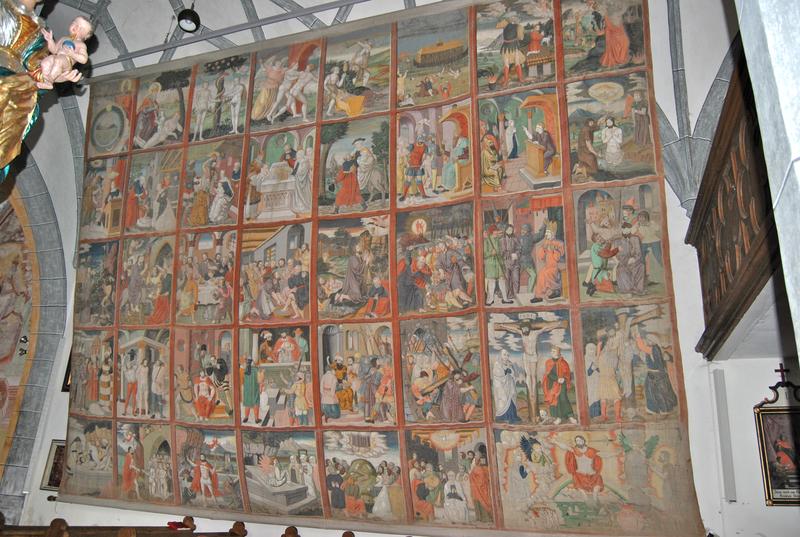 Das Fastentuch Baldramsdorf (1555) z&auml;hlt zu den &auml;ltesten Fastent&uuml;chern K&auml;ntens. Foto: Monika Suntinger