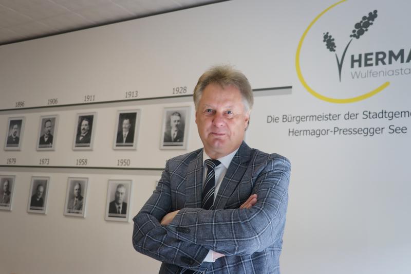 Leopold Astner ist 2009 in der Gemeindepolitik Hermagors t&auml;tig,