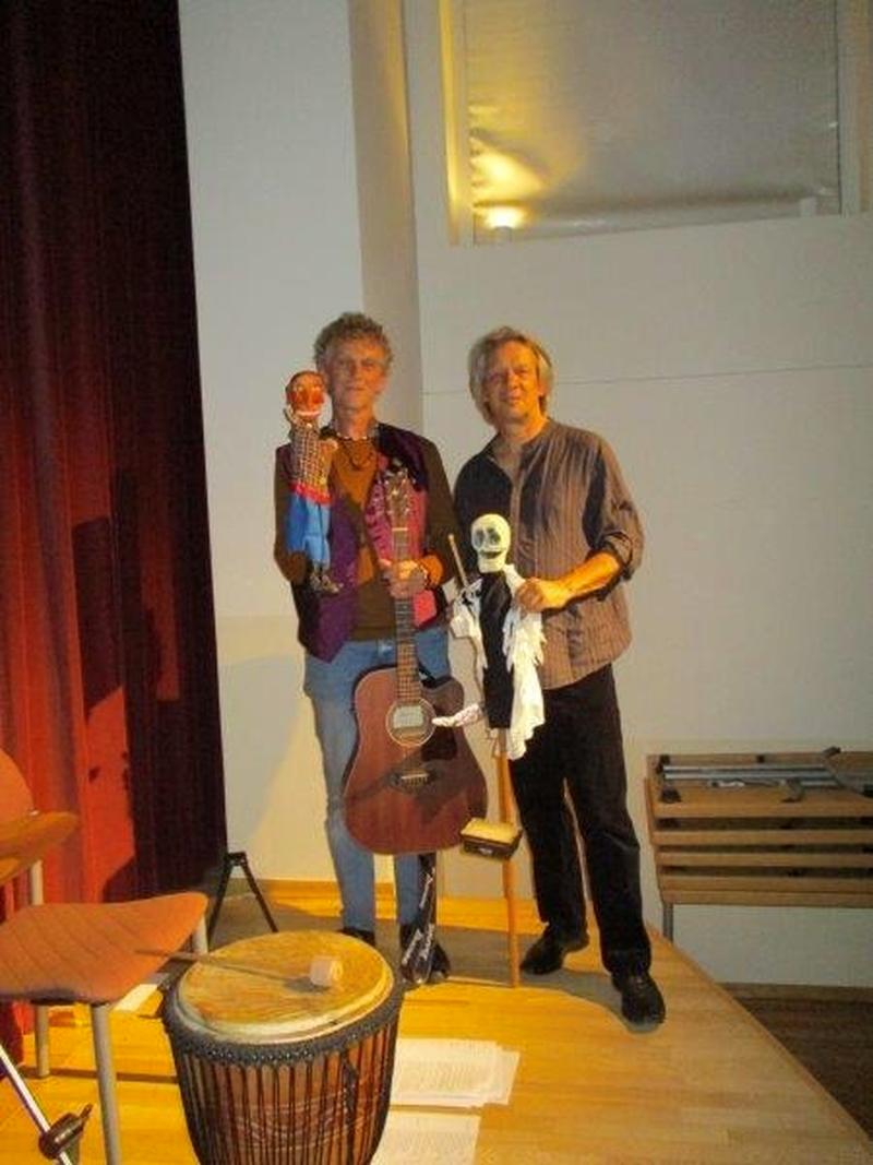 V. l.: Wolfgang Unterlercher und Andreas Ulbrich. Foto: puppenspieler.at