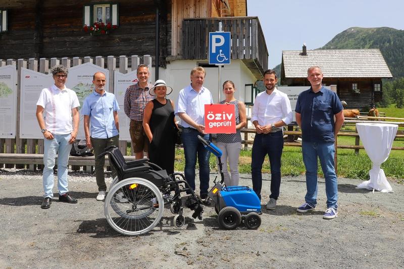 Der barrierefreie Wanderweg in den Karnischen Alpen wurde k&uuml;rzlich er&ouml;ffnet. Foto: NLW