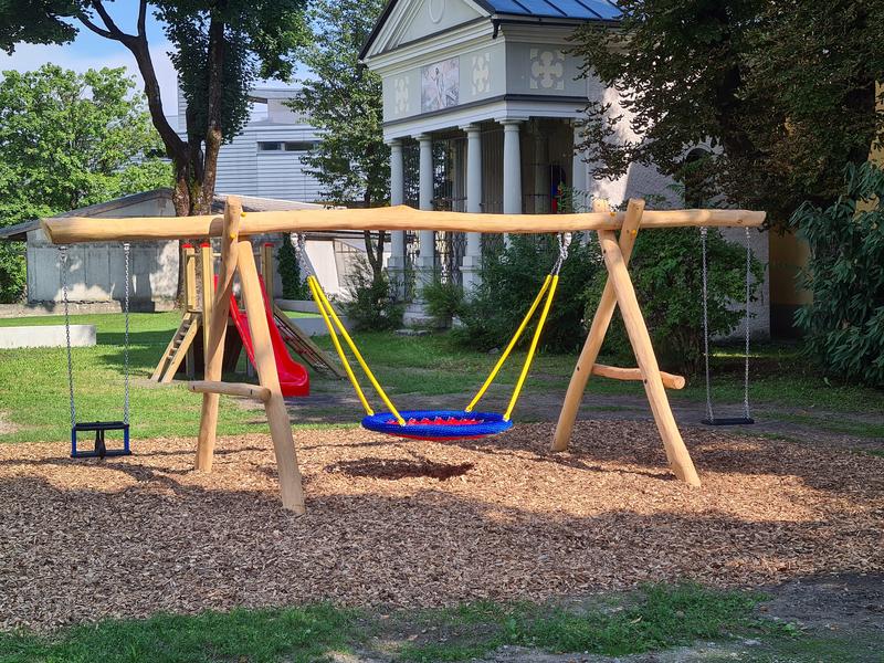 Die neuen Spielger&auml;te im Friedenspark.