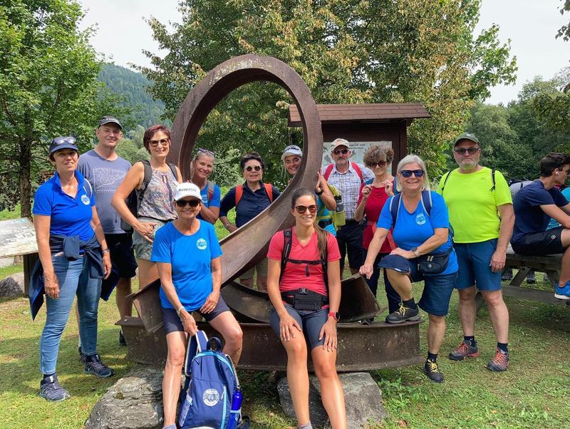 An zwei Tagen wanderte der Soroptimist Club Hermagor durch das Gailtal. In einer ersten Etappe ging es per Draisine und zu Fu&szlig; von K&ouml;tschach nach Hermagor, am zweiten Tag von Wei&szlig;briach ins Drautal nach Steinfeld. Foto: Soroptimist Club Hermagor