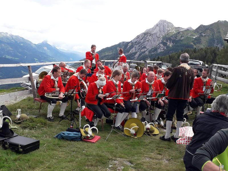 runseck 4 Bauernkapelle Birnbaum unter Kapellmeister Siegfried Kerschbauer (1)