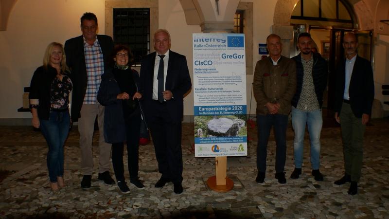 vlnr.: Claudia Lux, Siegfried Kogler, Elisabeth Janeschitz, Heinz Pansi, Alfredo Sandrini, Antonio Petterin, Friedrich Veider