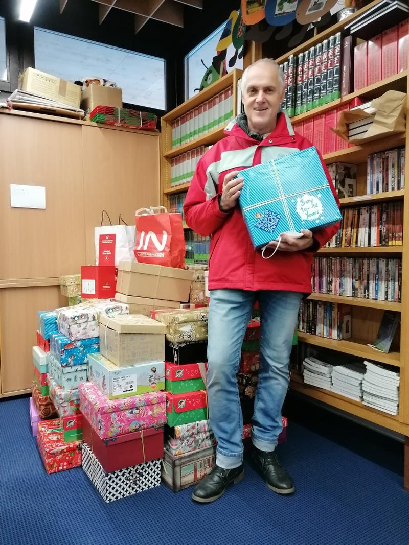 Weihnachten im Schuhkarton in Hermagor.