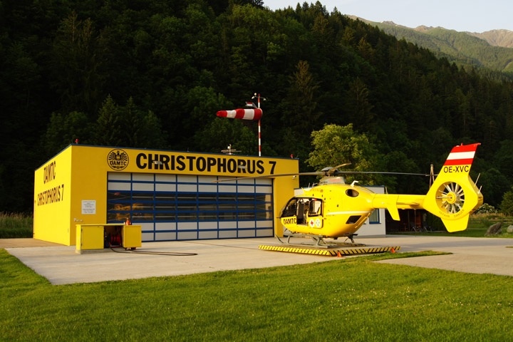 Der Christophorus 7 in Nikolsdorf hob im Vorjahr 755 Mal ab. Foto: &Ouml;AMTC