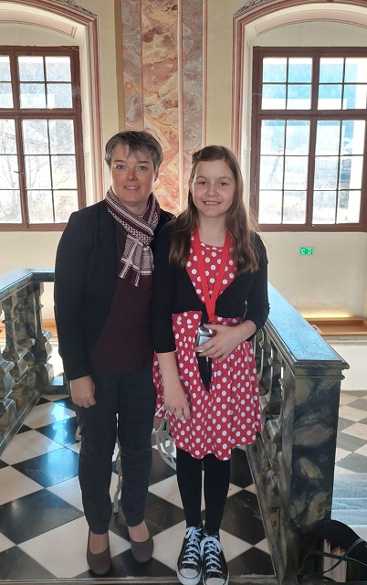 Barbara Weber und Luisa Peitler