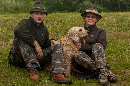 Kurt und Melanie Zebedin teilen die Leidenschaft f&uuml;r die Jagd und f&uuml;r das Filmen.