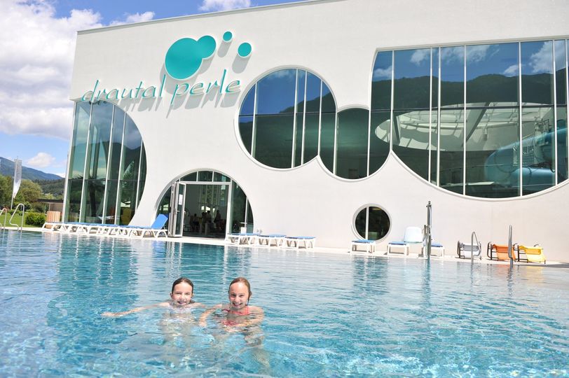 Die &bdquo;drautalperle&ldquo; in Spittal sorgt f&uuml;r Abk&uuml;hlung an hei&szlig;en Tagen. Foto: Stadtgemeinde Spittal