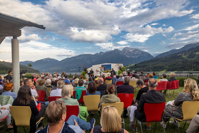 Auf der Terrasse des KH Laas. Foto: Andreas Lutche (2)
