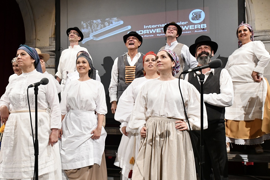 Camerata Lacunensis von den Kanarischen Inseln belegte in beiden Kategorien Platz 3. Foto: Helmut Weixelbraun