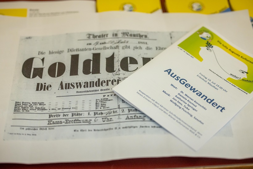 Archivfund &bdquo;Goldteufel&ldquo; Theater in Mauthen 1881 (Katharina Springer).