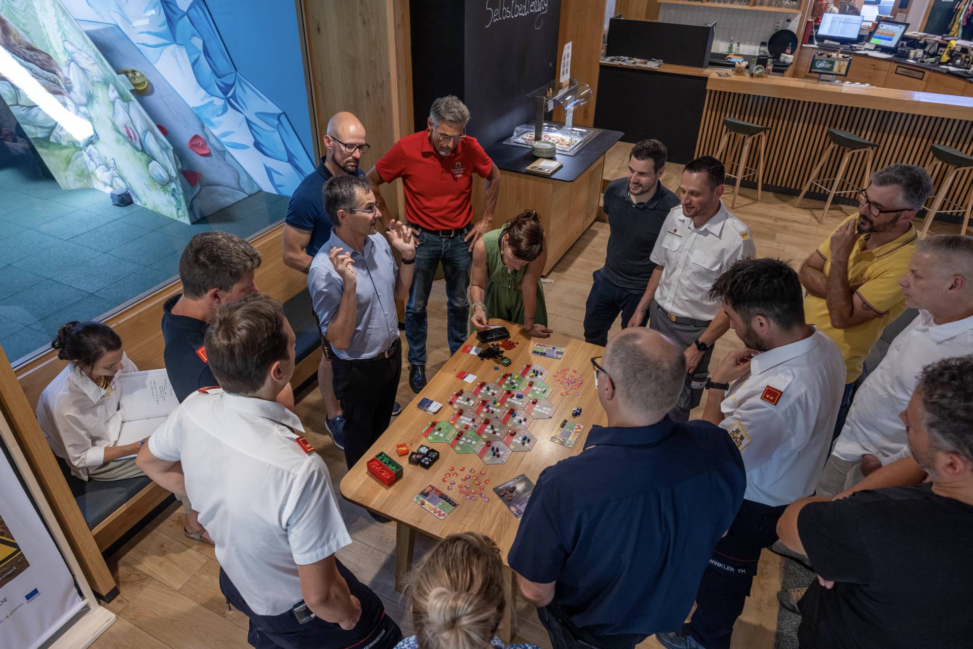 Im Rahmen der Fachtagung wurde auch ein Krisenszenario durchgespielt. Foto: Andreas Lutche