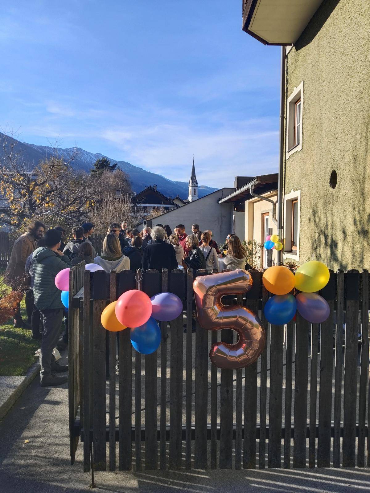 Am Donnerstag wurde in der Beda-Weber-Gasse gefeiert