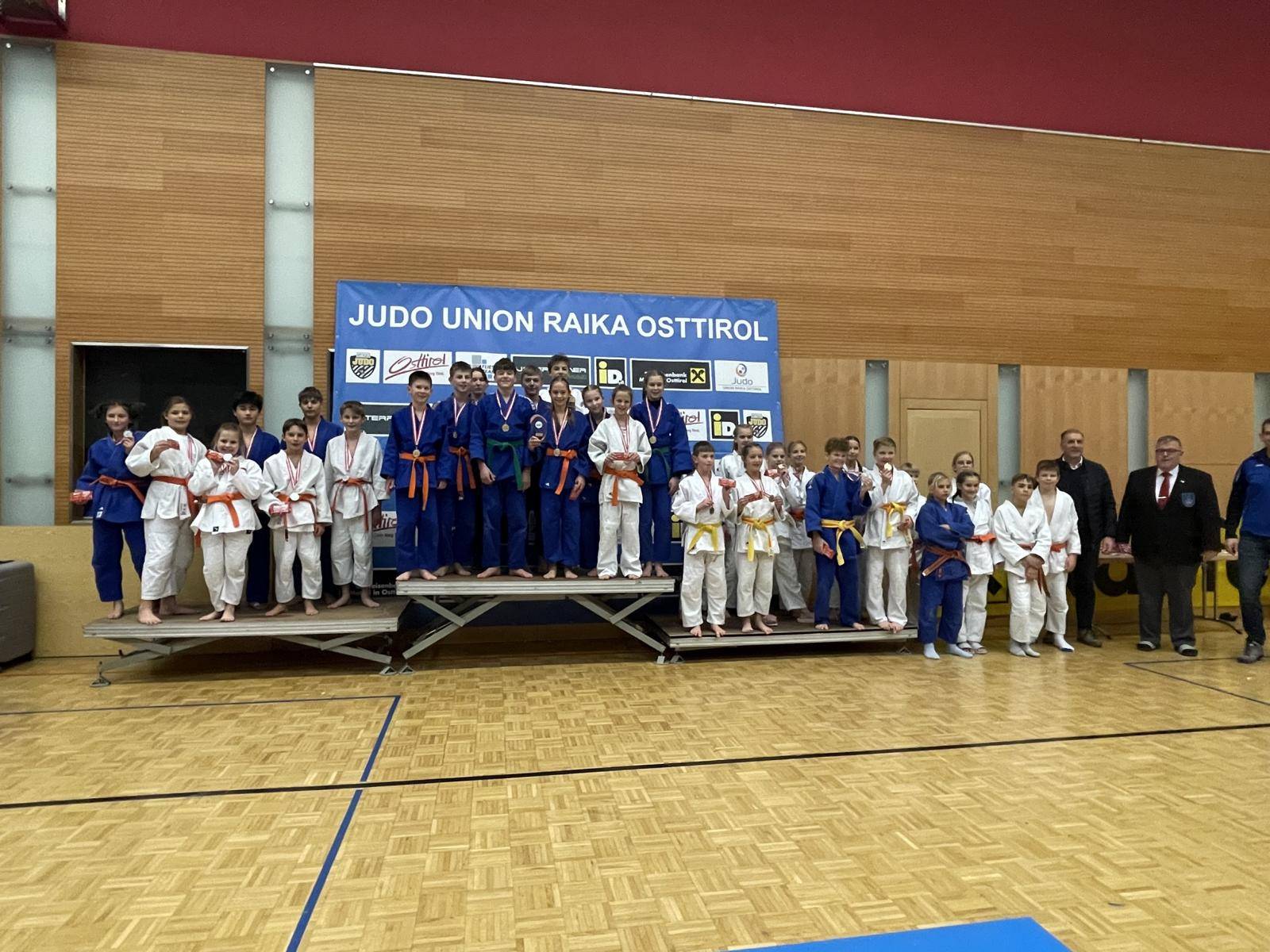 Tiroler Mannschaftsmeisterschaft U14. Foto: Judo Tirol
