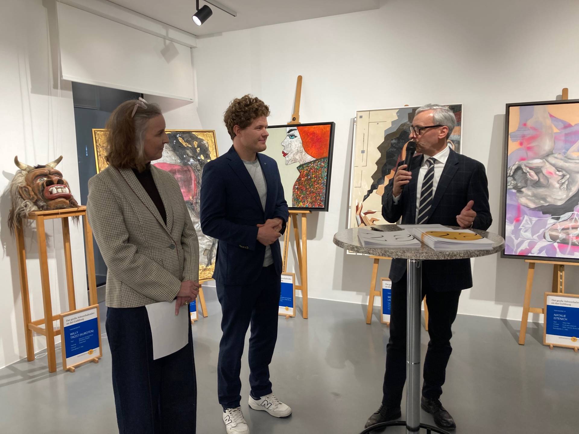 Finissage am 5. J&auml;nner 2026 im RLB Atelier.  Foto: Stangl