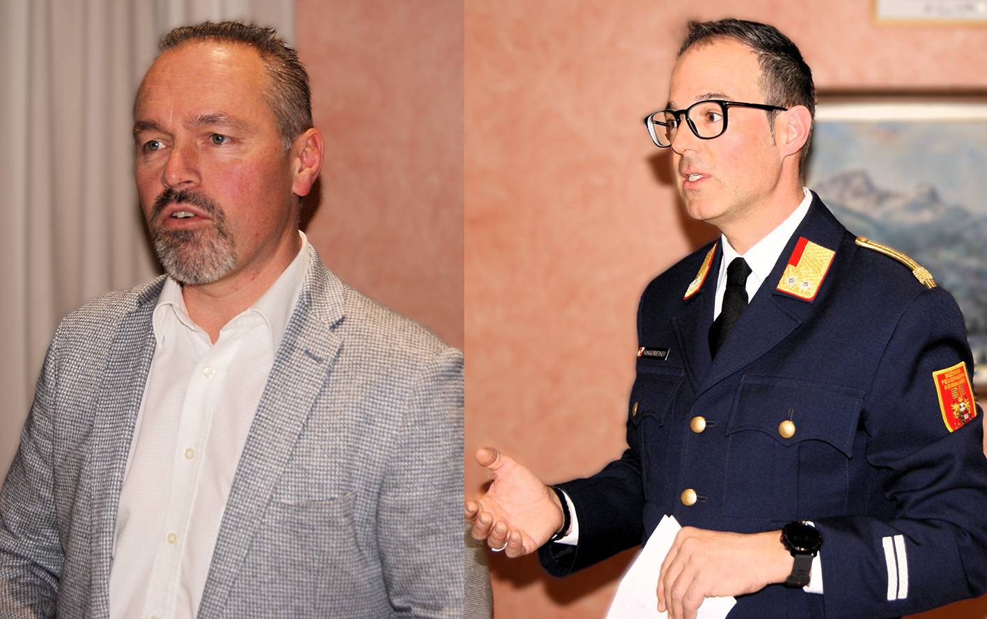 Bgm. Markus Salcher. Fotos: FF Kirchbach