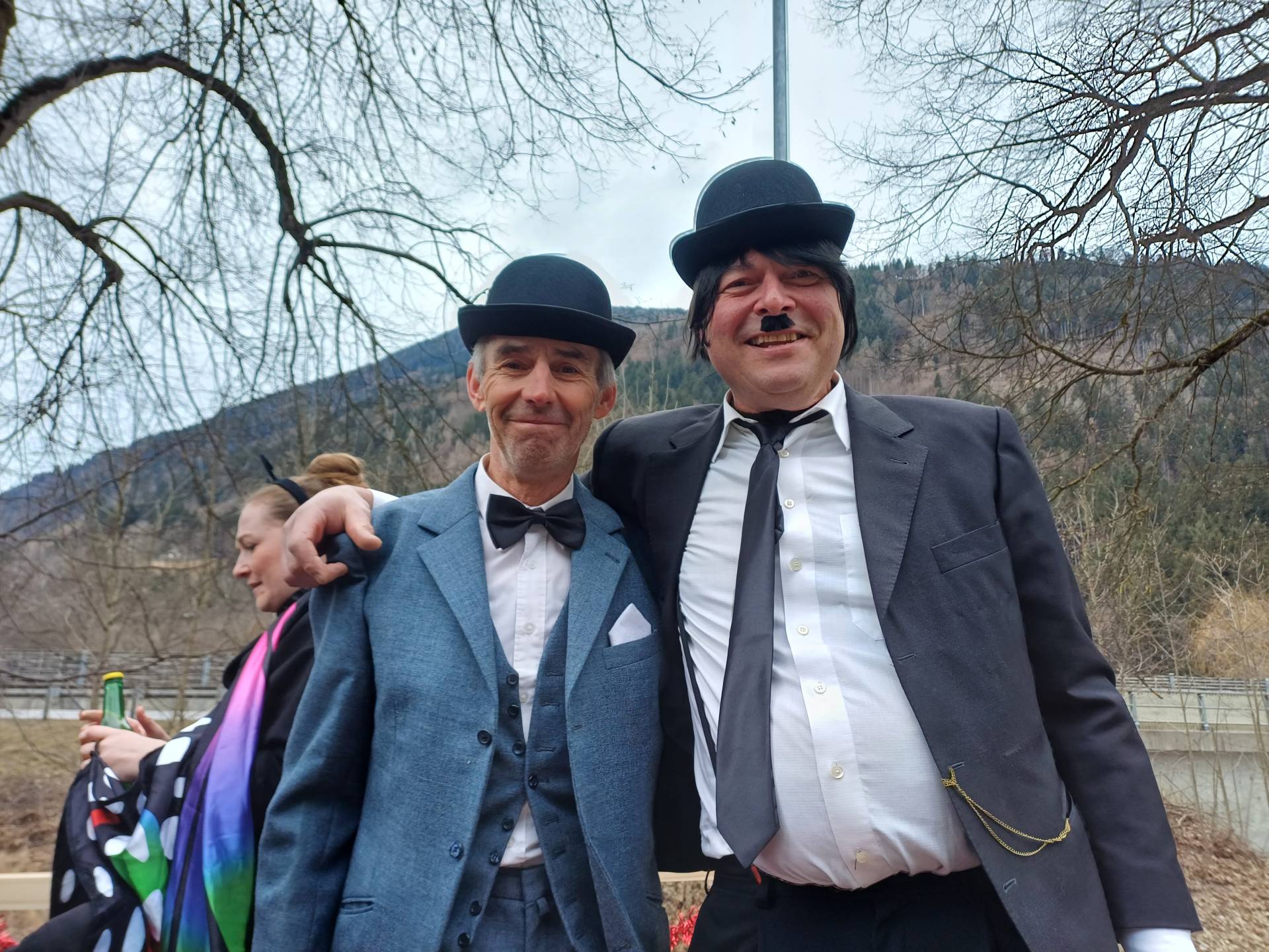 &bdquo;Die Siflitzer&ldquo; Rudi und Helmut als Stan und Ollie.