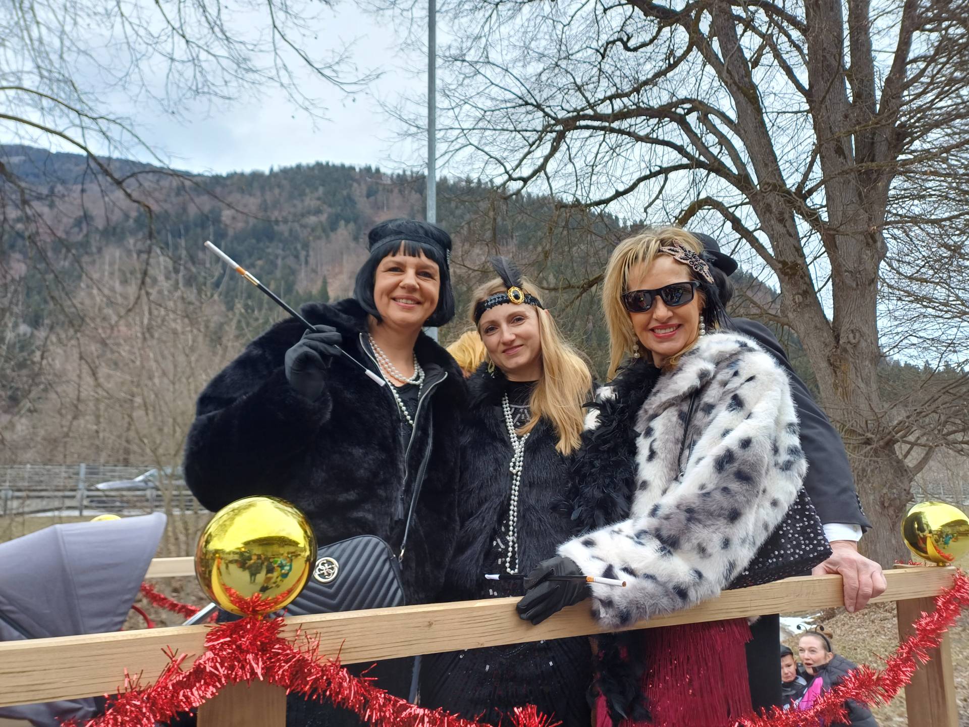 Rosi, Evelyn und Claudia.