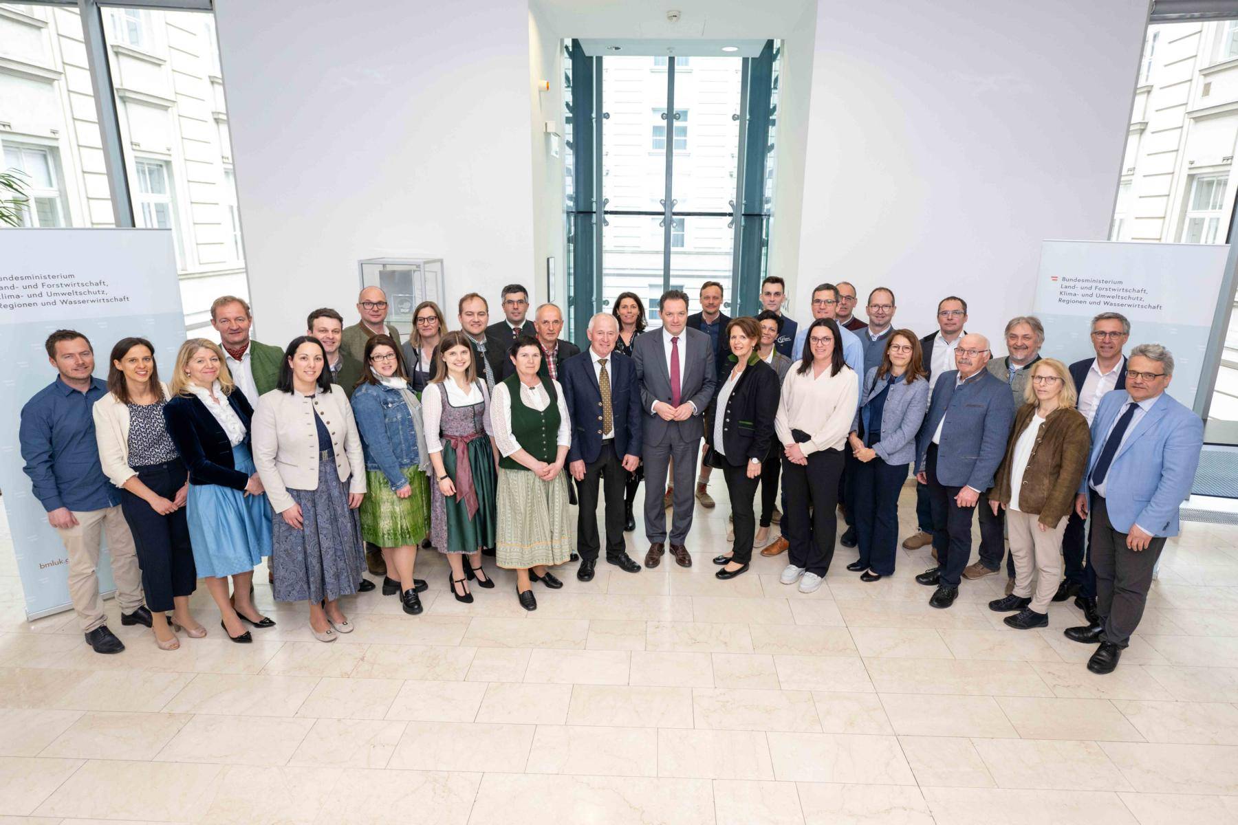 Die heuer Ausgezeichneten, Foto: BMLUK-Hemerka