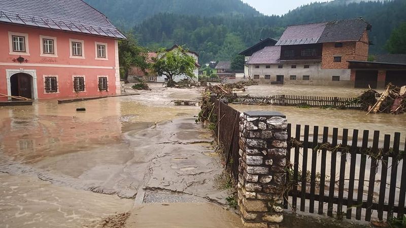 Bilder der Verw&uuml;stung in Arriach