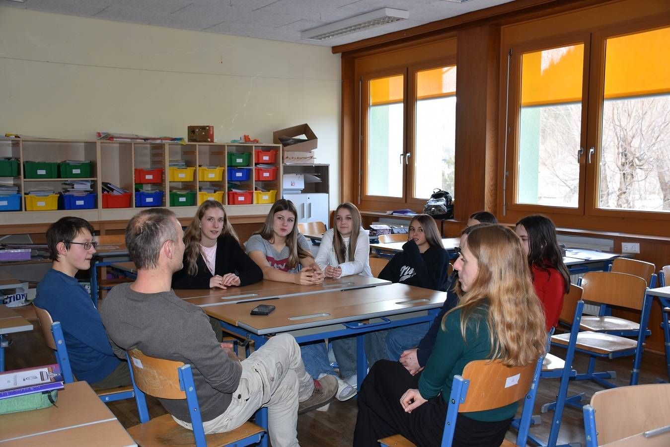 Besuch vom "Oberk&auml;rntner Volltreffer" Redakteur Harald Angerer.