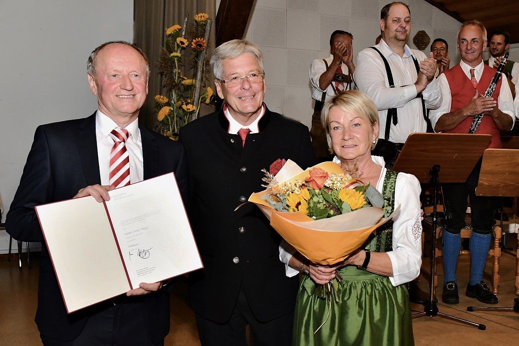 Huby Mayer, LH Peter Kaiser, Benedikta Mayer.