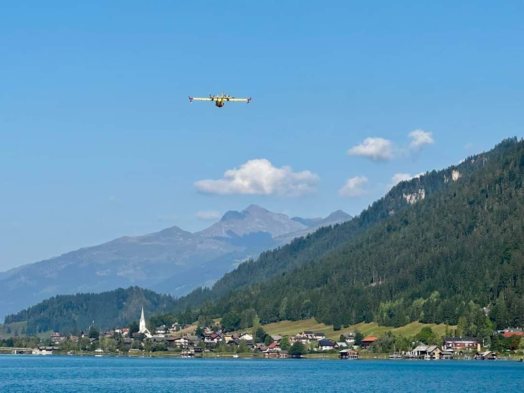 Der Bereich zwischen Paterzipf und Techendorf ist f&uuml;r die L&ouml;schflugzeuge reserviert. Fotos: Turnschek