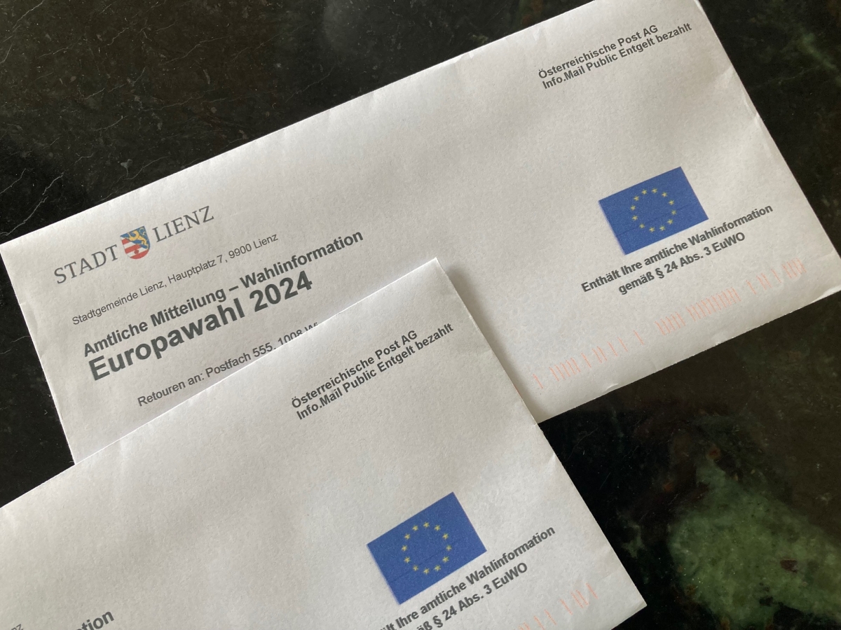 EU Wahl: Wahlkarten k&ouml;nnen noch bis Freitag geholt werden