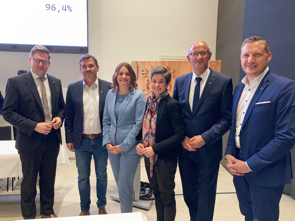 Gro&szlig;e Zustimmung f&uuml;r neuen VP Bezirksparteivorstand 