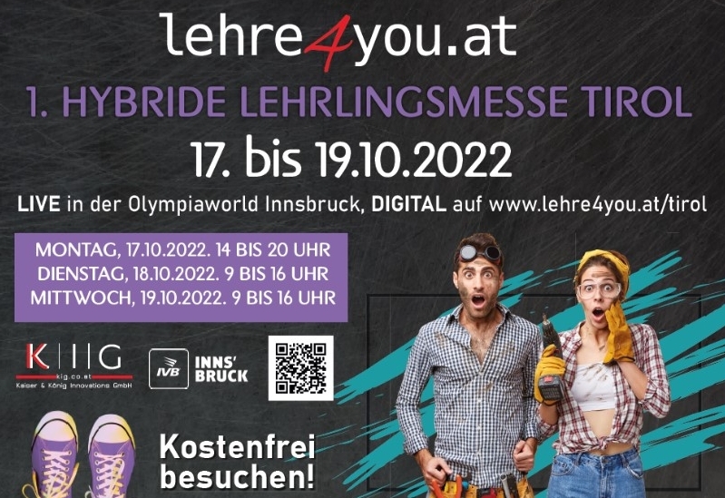 Heute startet erste hybride Tiroler Lehrlingsmesse