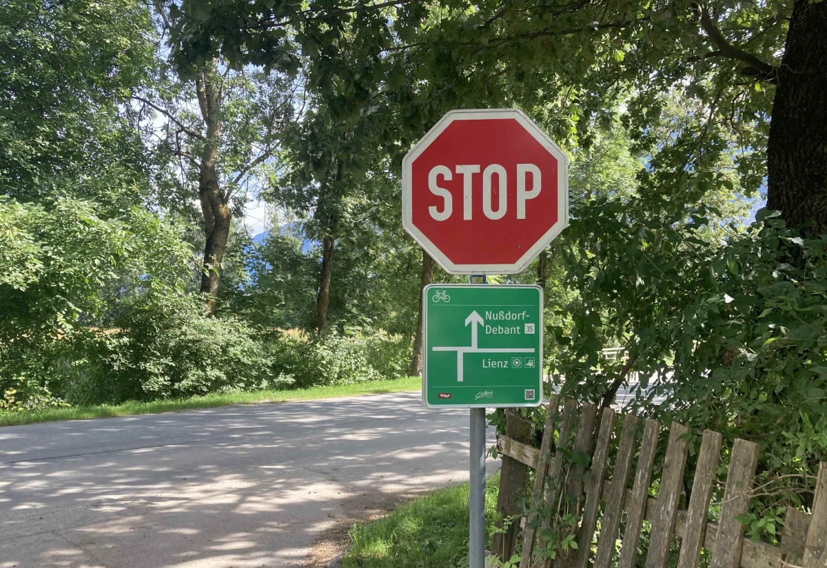 Mit dem Fahrrad durch den Lienzer Talboden