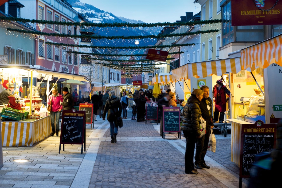 Lienzer Stadtmarkt macht kurze Winterpause