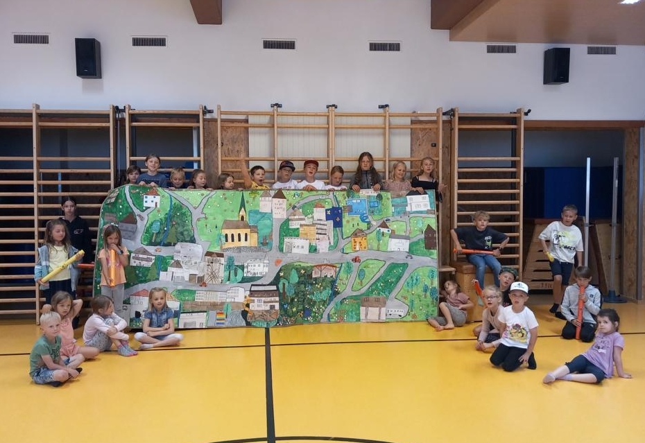 Kreatives Gemeinschaftsprojekt aus Kinderhand