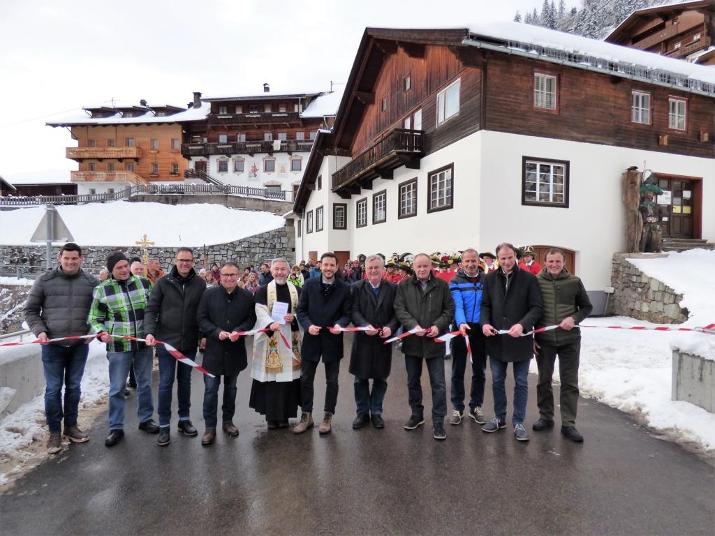Trattengrabenbr&uuml;cke im Lesachtal feierlich er&ouml;ffnet