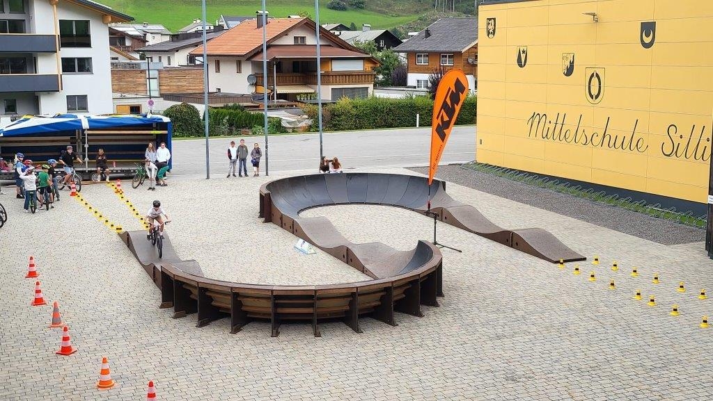 Mittelschule Sillian radelt aufs Stockerl