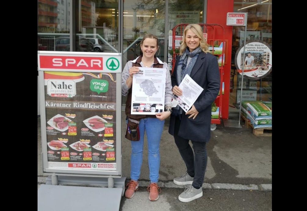 "Coffee to help"-Tag bei den Osttiroler Spar-M&auml;rkten
