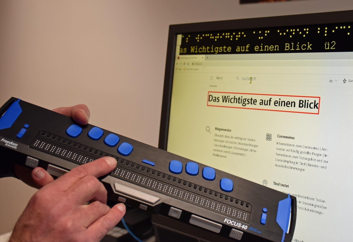 Der 4. J&auml;nner ist Welt-Braille-Tag