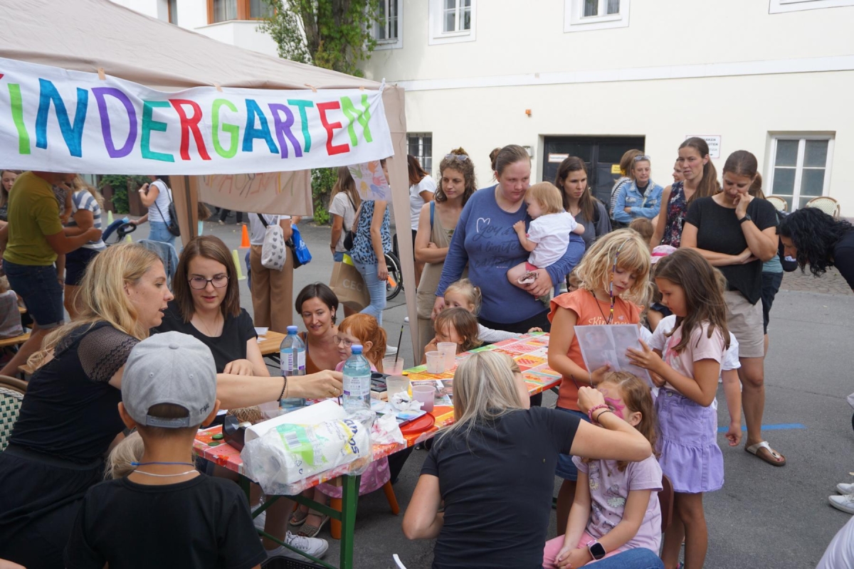 Gute Stimmung bei Kindergaude in Matrei