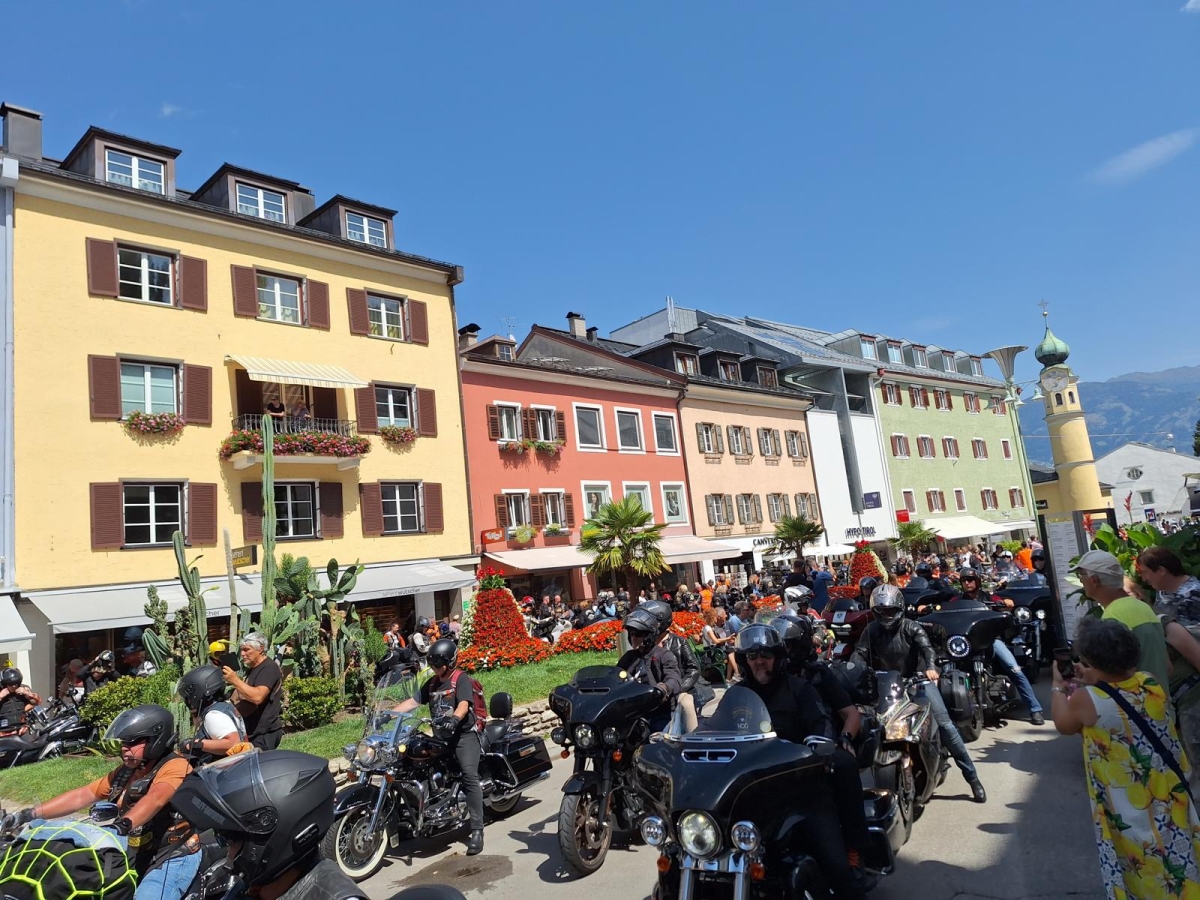 Harley Spendentour f&uuml;hrte wieder durch Lienz