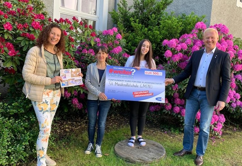 NMS Gm&uuml;nd holte Sieg bei AMS-Schulwettbewerb